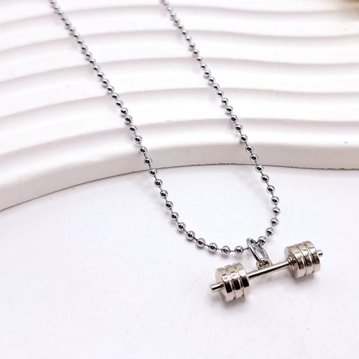گردنبند دمبل استیل
