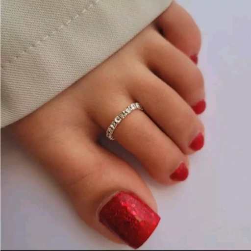 انگشتر پا فول نگین